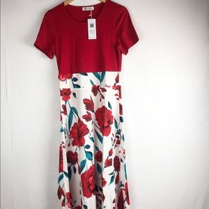 Cupshe floral print maxi dress